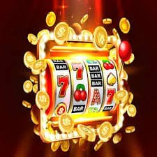 Màn hình slot nổ hũ jackpot với biểu tượng vàng sáng rực trên nền neon tại go88 live